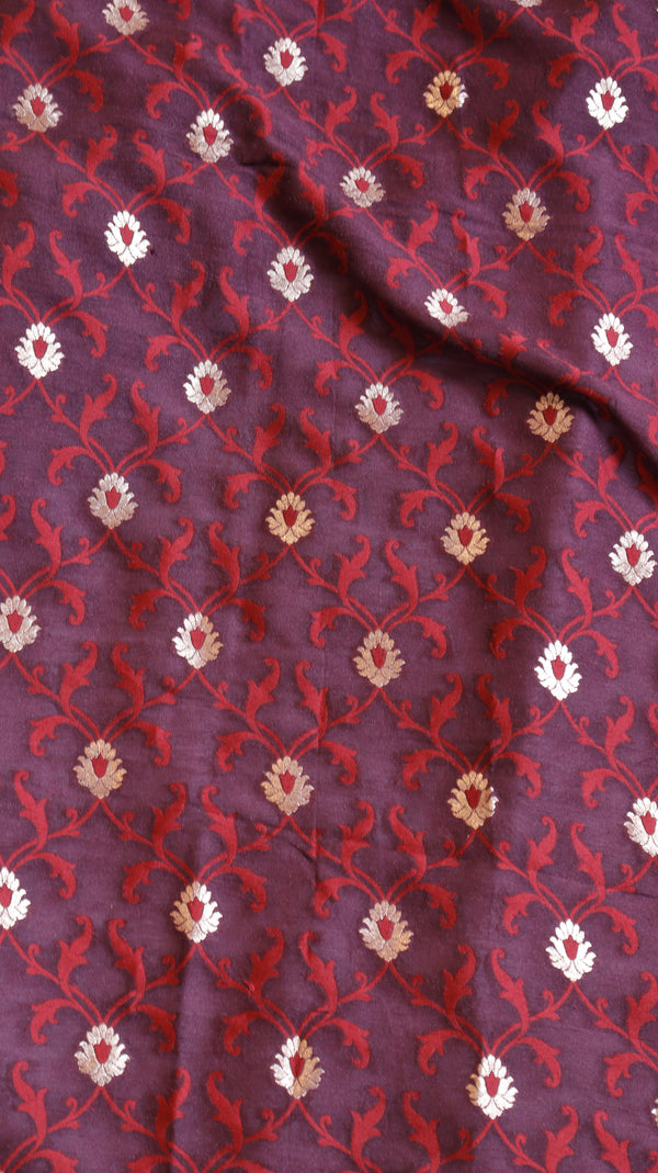 Handloom Pure Moonga Silk Suit Set