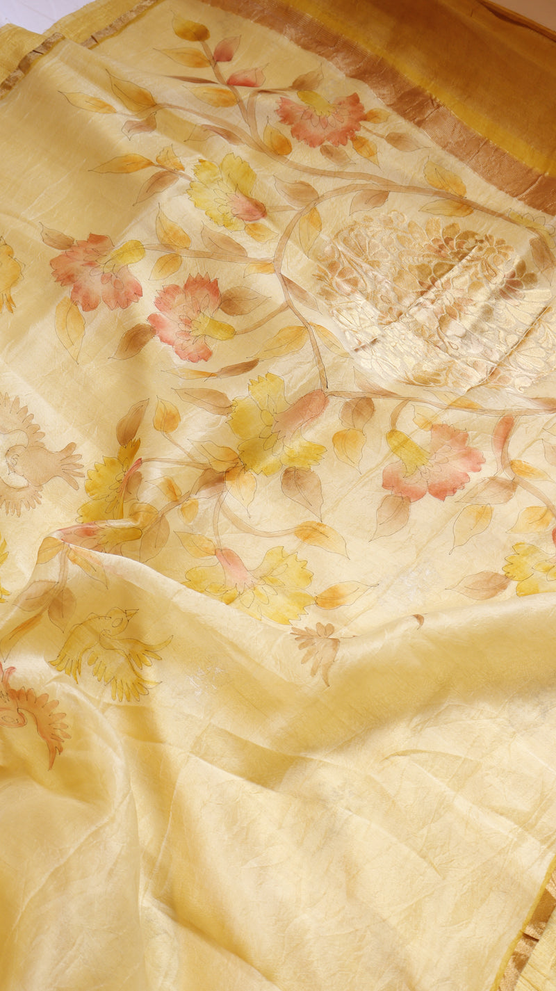 Handloom Pure Tussar Silk Suit Set