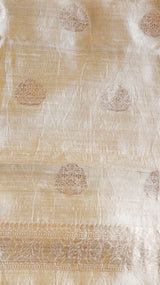 Handloom Pure Tussar Silk Suit Set