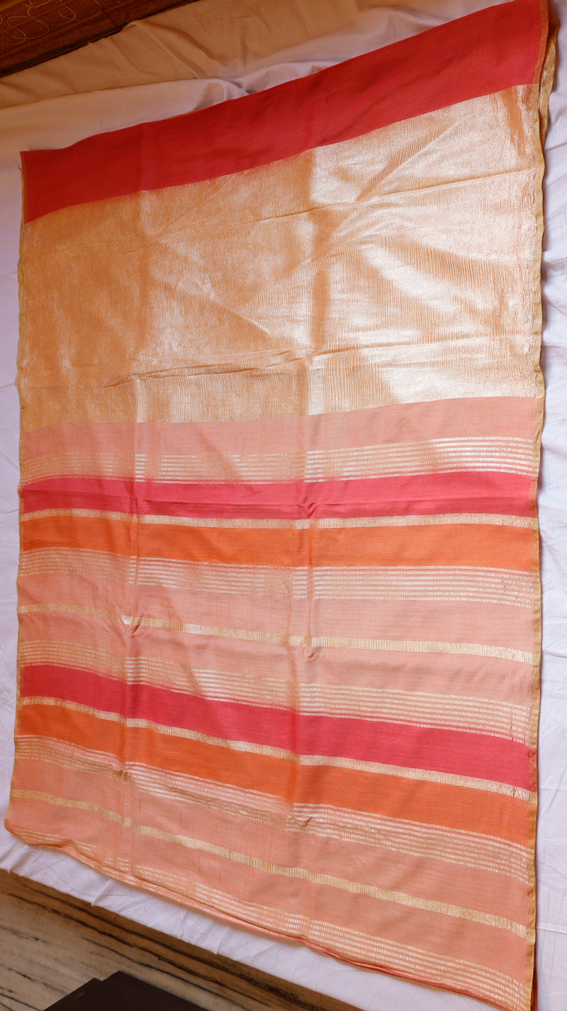 Handloom Pure Chiniya Silk Saree