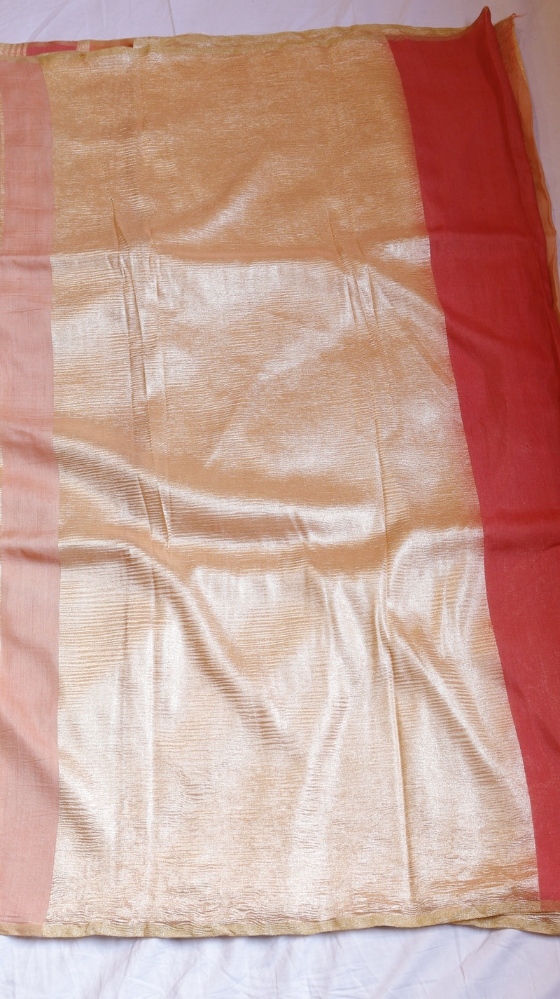 Handloom Pure Chiniya Silk Saree