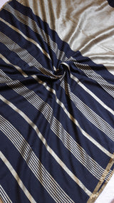 Handloom Pure Chiniya Silk Saree