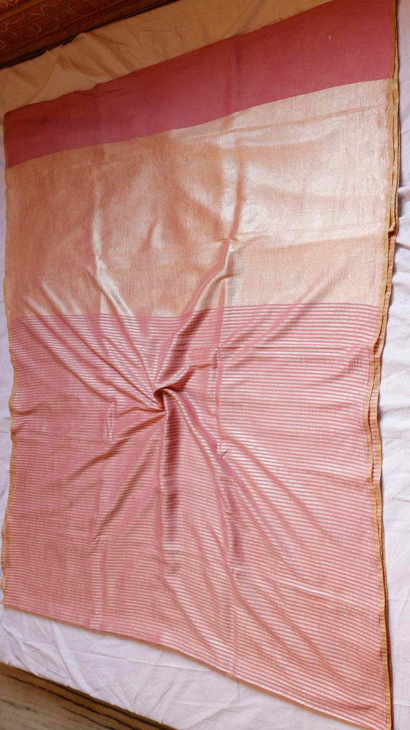 Handloom Pure Chiniya Silk Saree