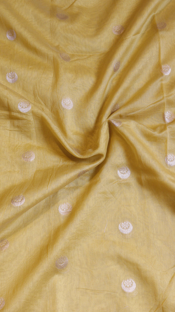 Chand Phool Moonga Muslin Saree