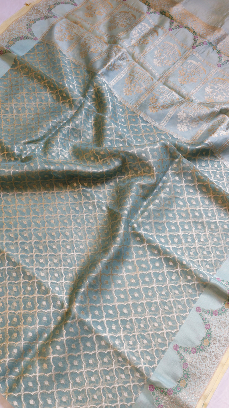 Handloom Pure Kora Silk Saree