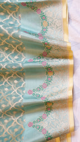 Handloom Pure Kora Silk Saree