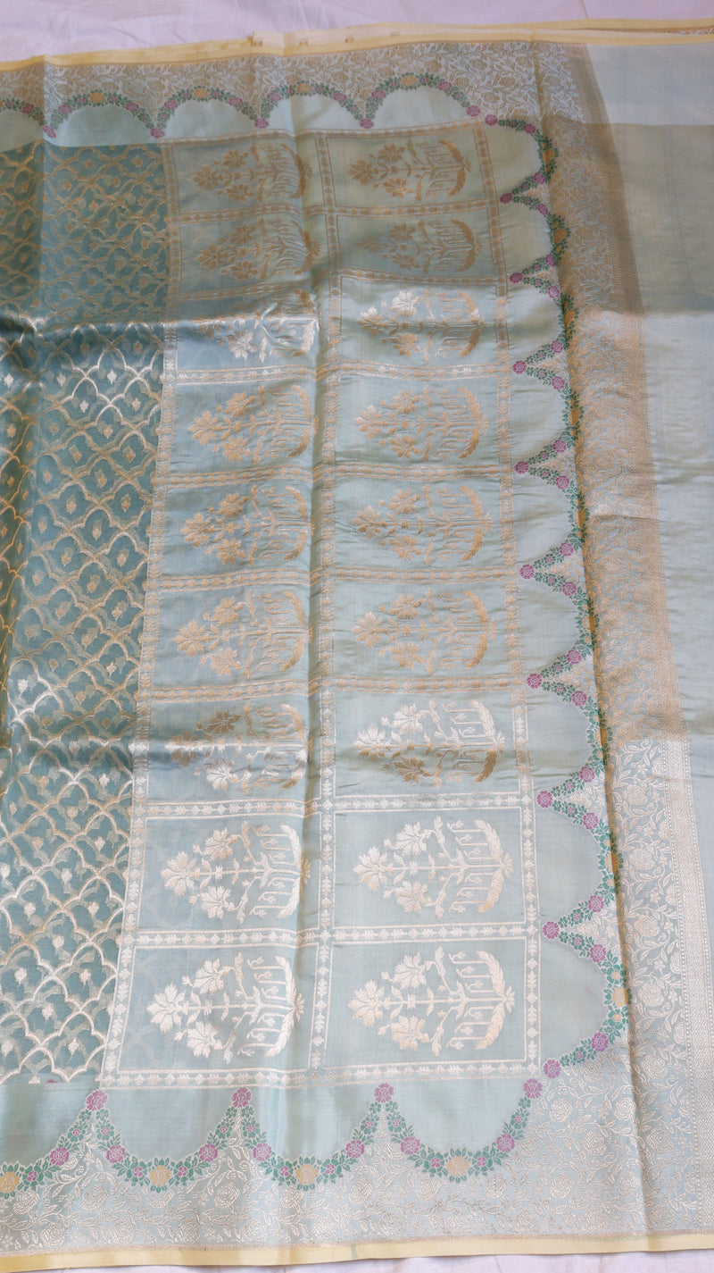 Handloom Pure Kora Silk Saree