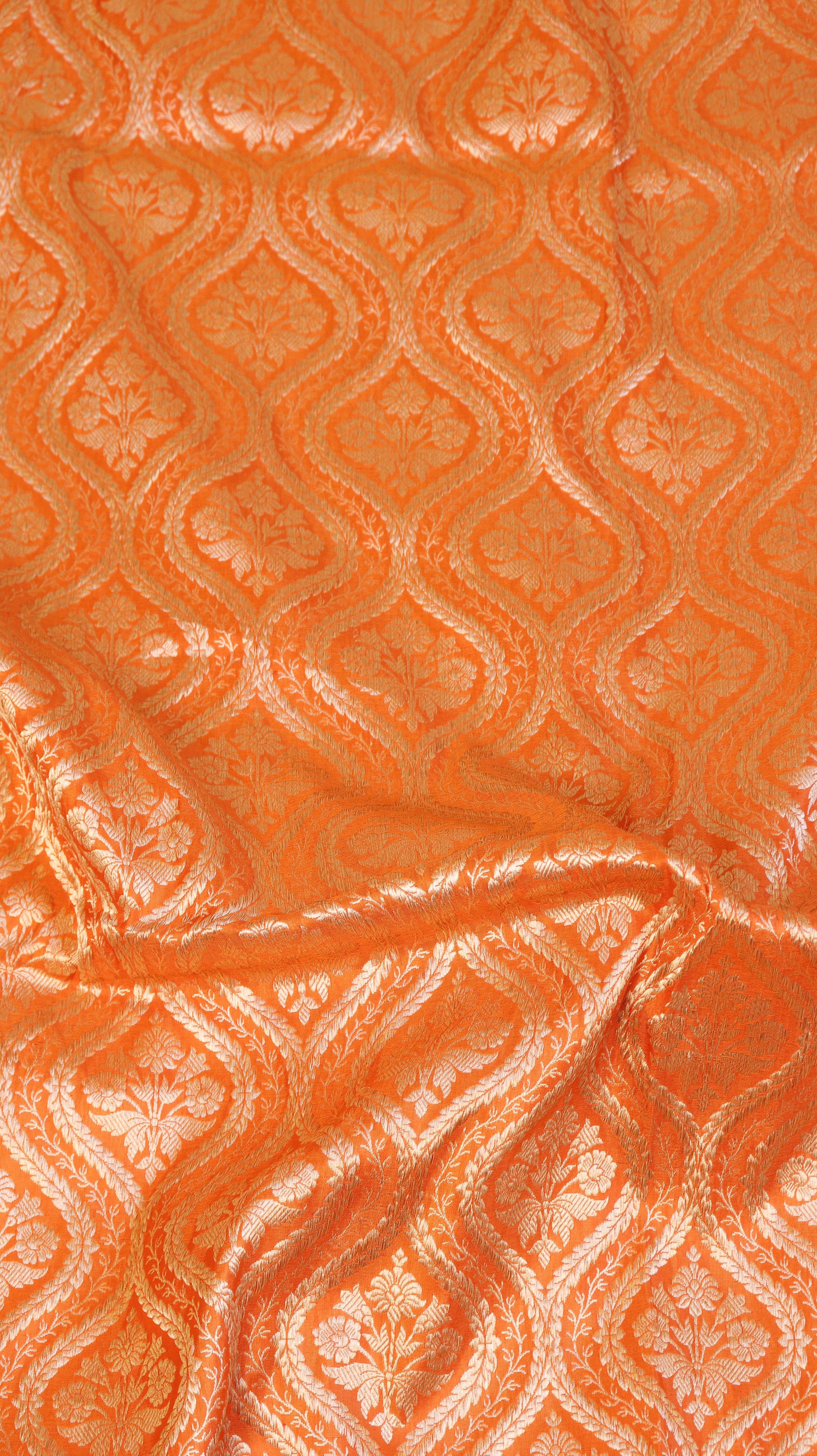 Handloom Pure Katan Silk Brocade Saree