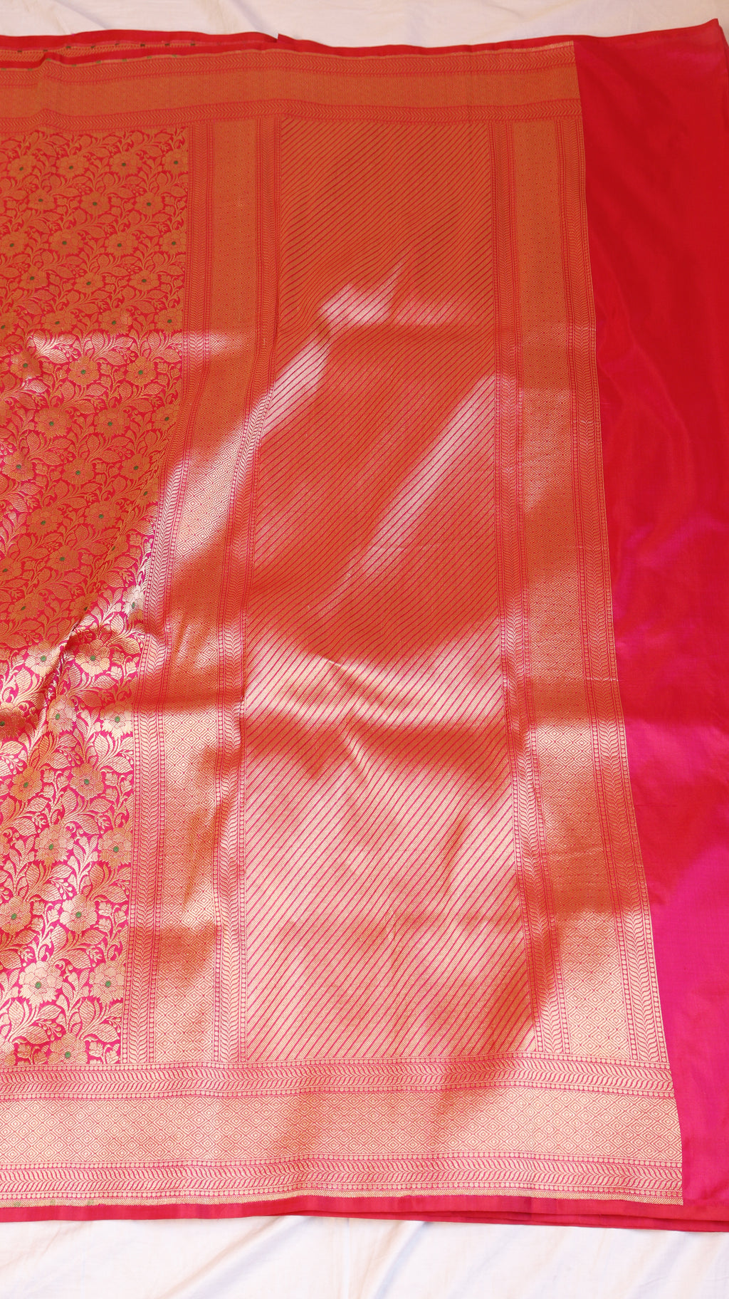 Handloom Pure Katan Silk Brocade Saree