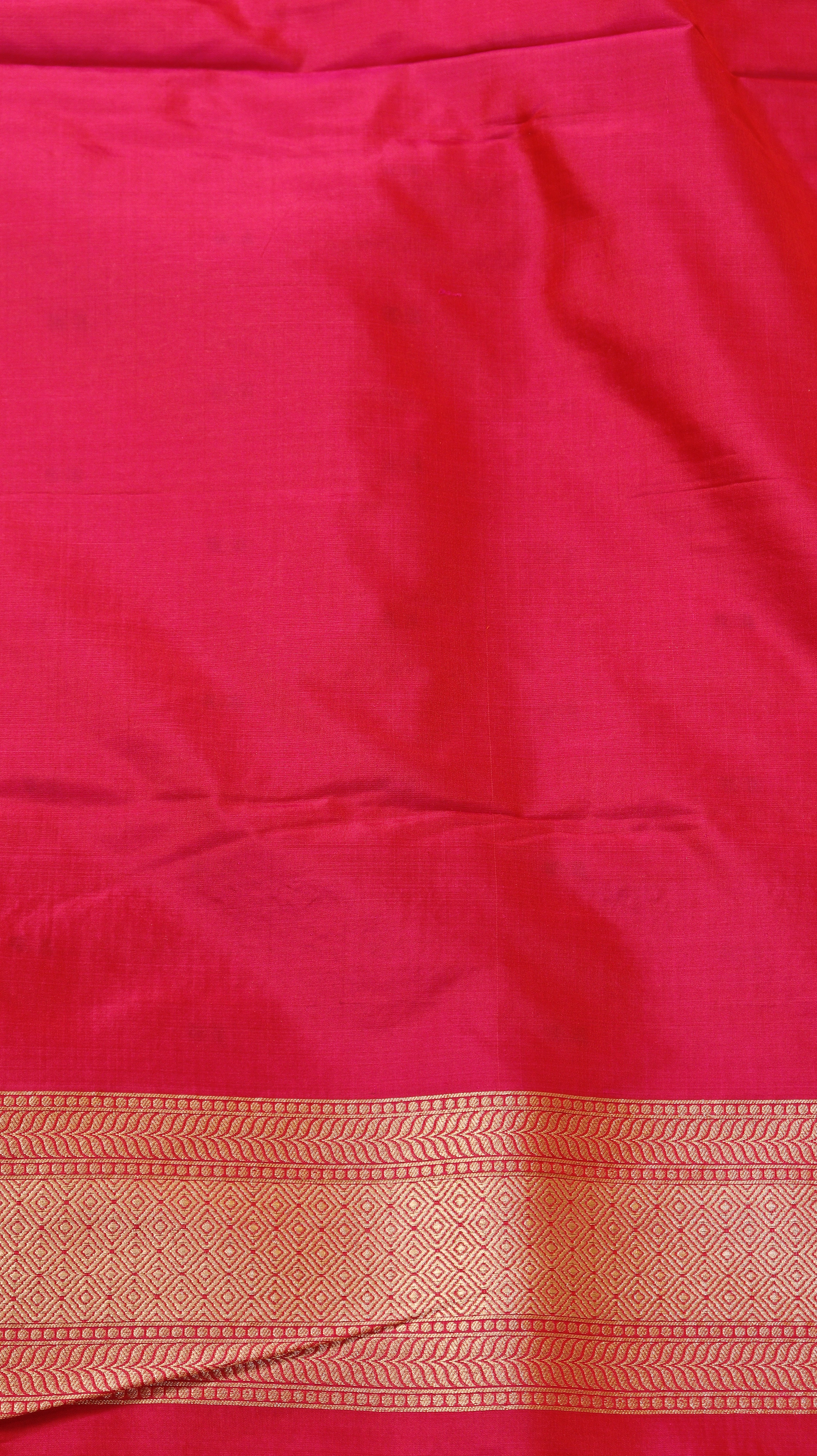 Handloom Pure Katan Silk Brocade Saree