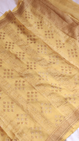 Handloom Pure Tussar Suit Set