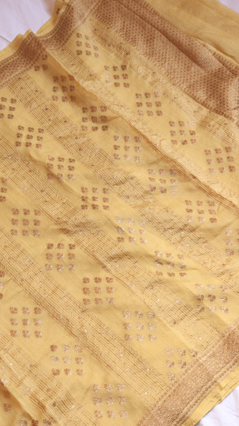 Handloom Pure Tussar Suit Set