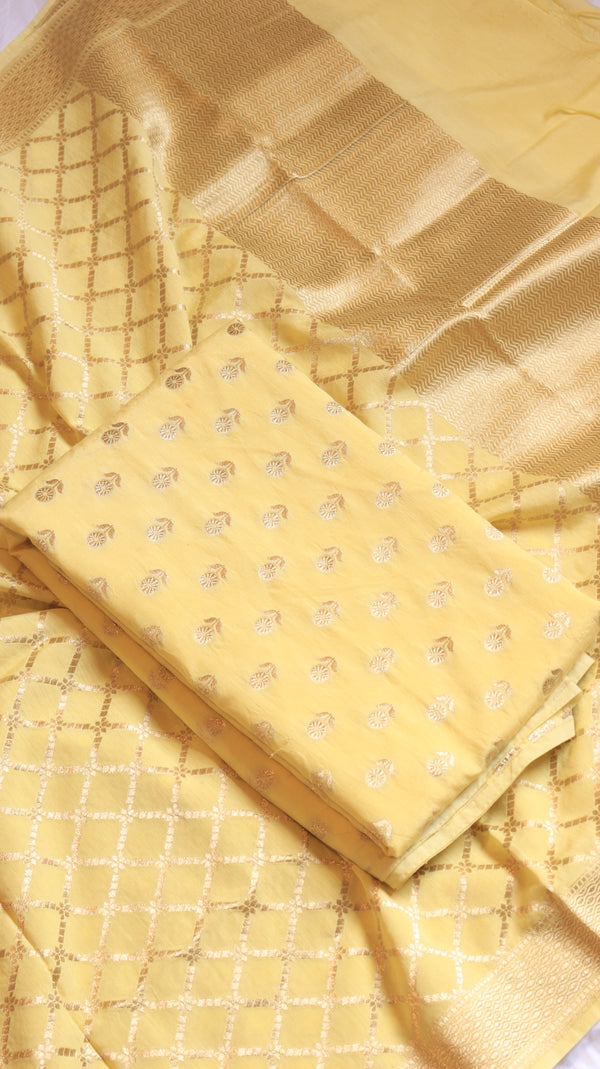 Cotton Chanderi Suit Set