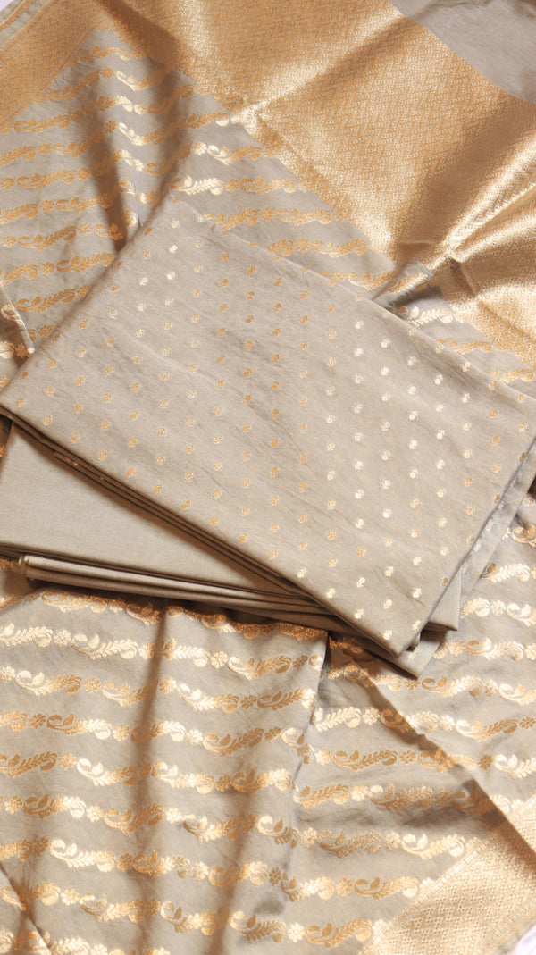 Cotton Chanderi Suit Set