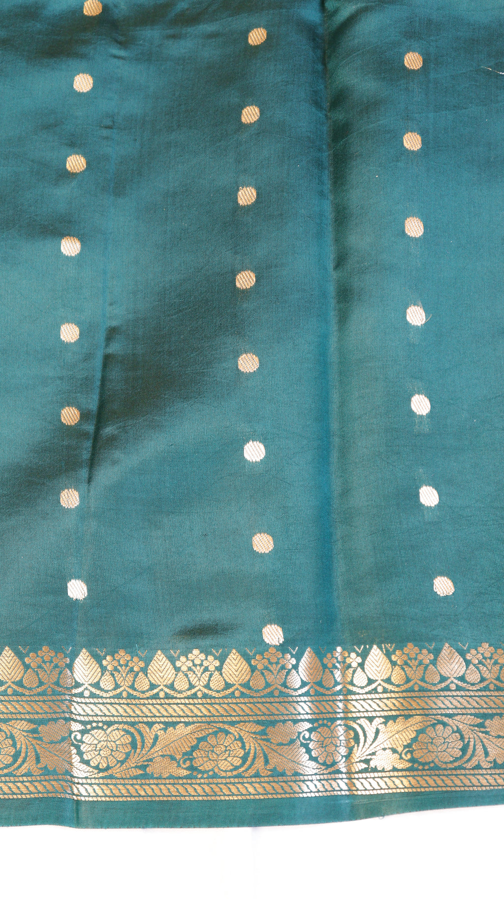 Pre-Order : Peacock Blue Pure Soft  Katan Silk Handloom Saree