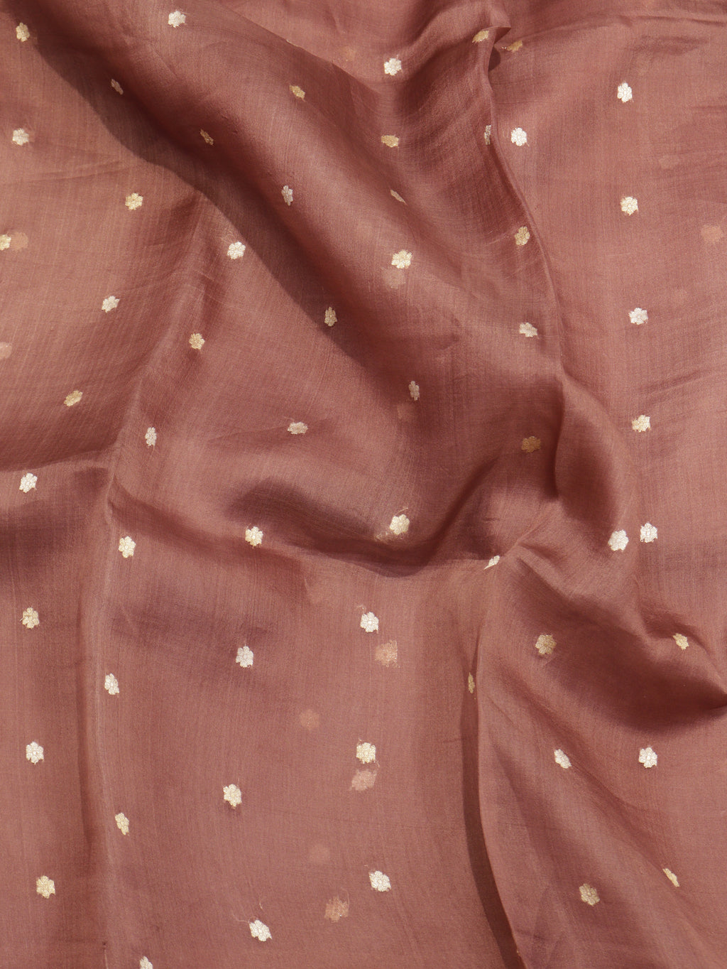 Pre-Order : Pure Kora Silk Handloom Saree with Stripes Blouse