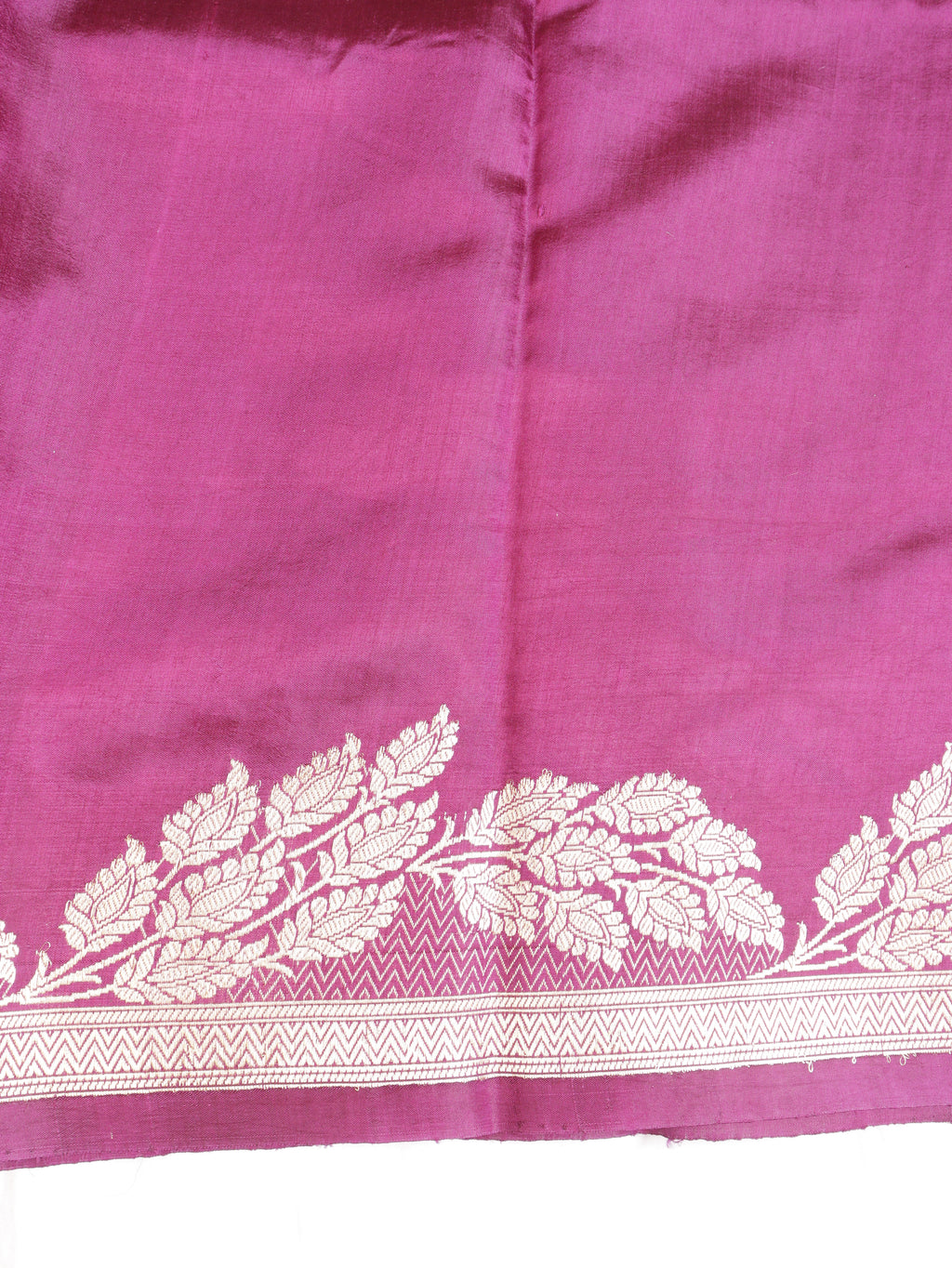 Deep Magenta Pure Soft Katan Silk Handloom Saree