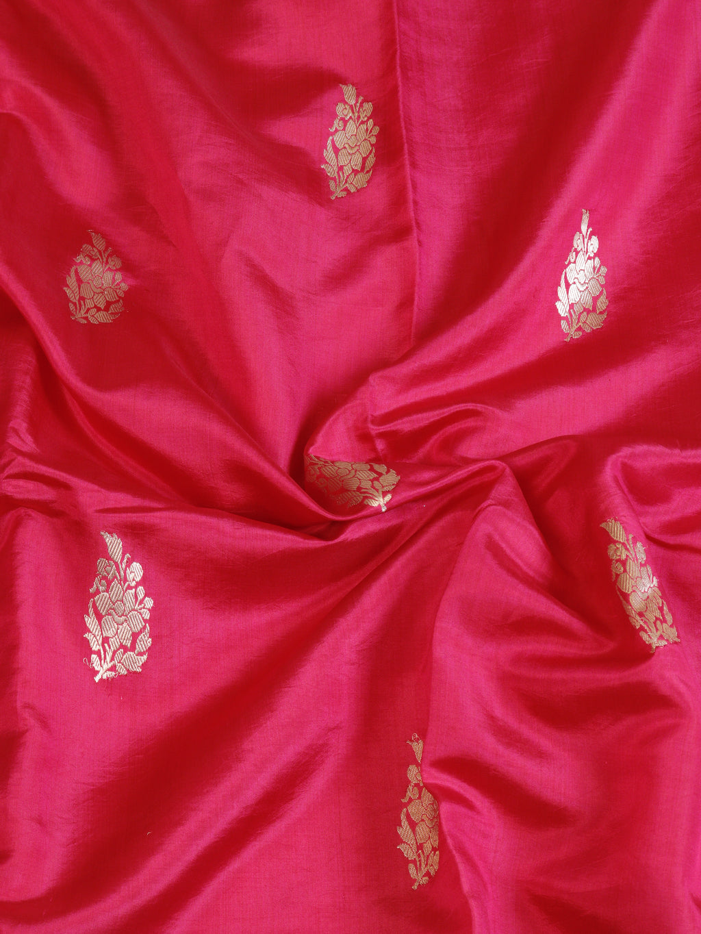 Cherry Pink Pure Soft Katan Silk Handloom Saree