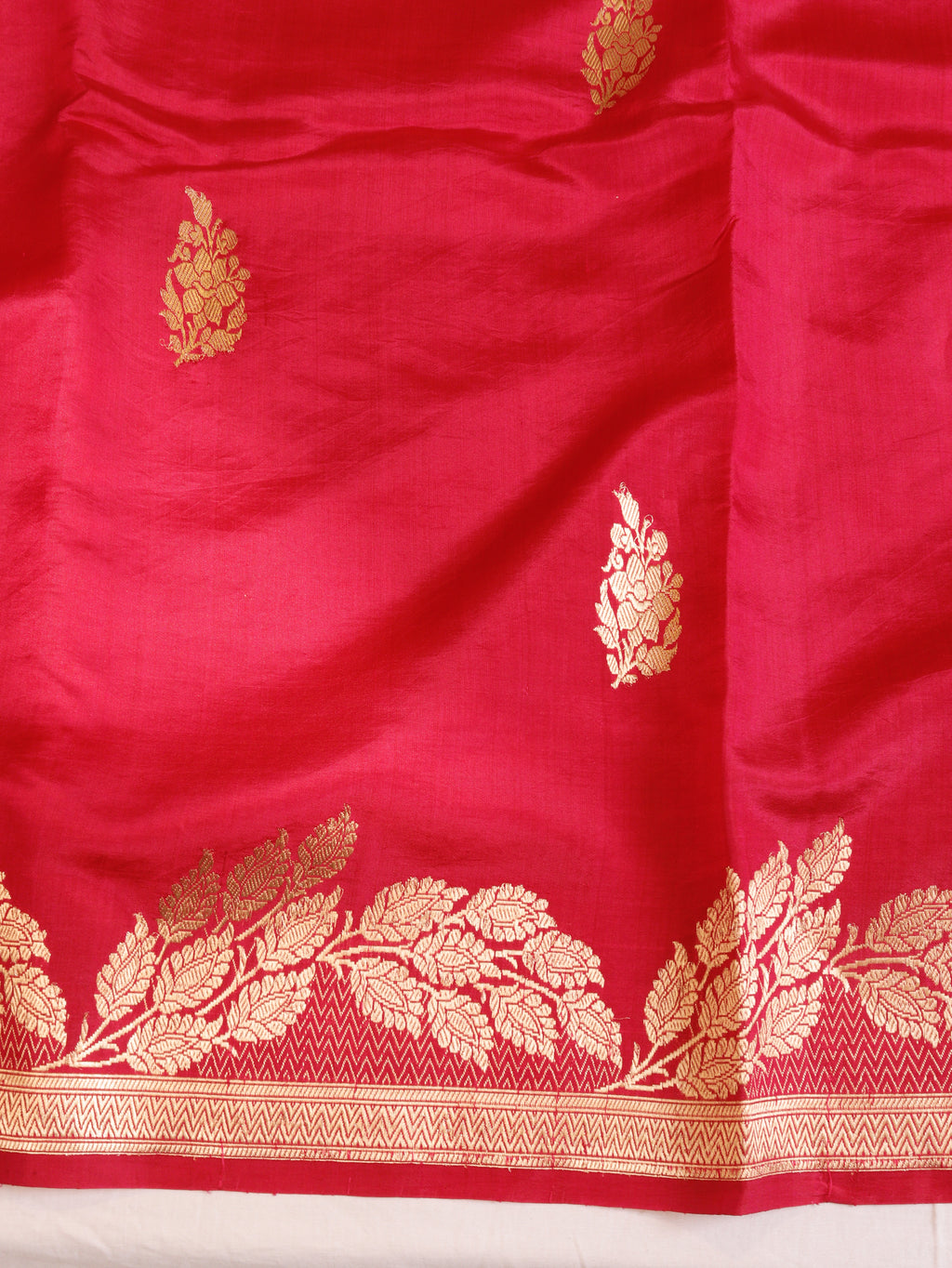 Cherry Pink Pure Soft Katan Silk Handloom Saree