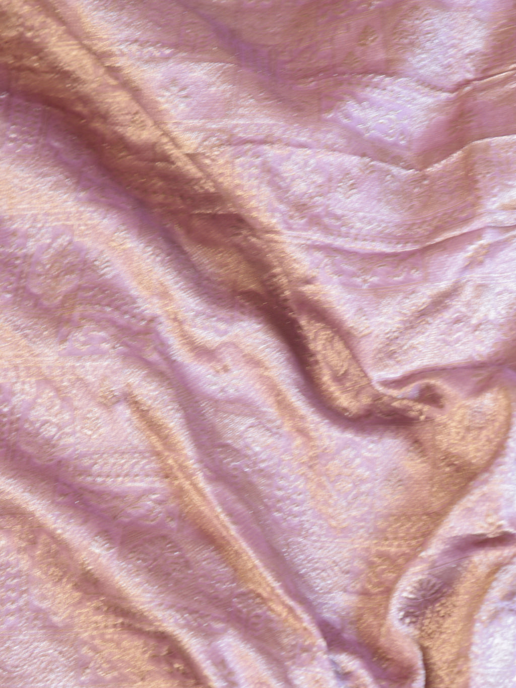 Pre-Order : Pastel Pink Pure Moonga Muslin Silk Handloom Saree with Contrast Stripes Blouse