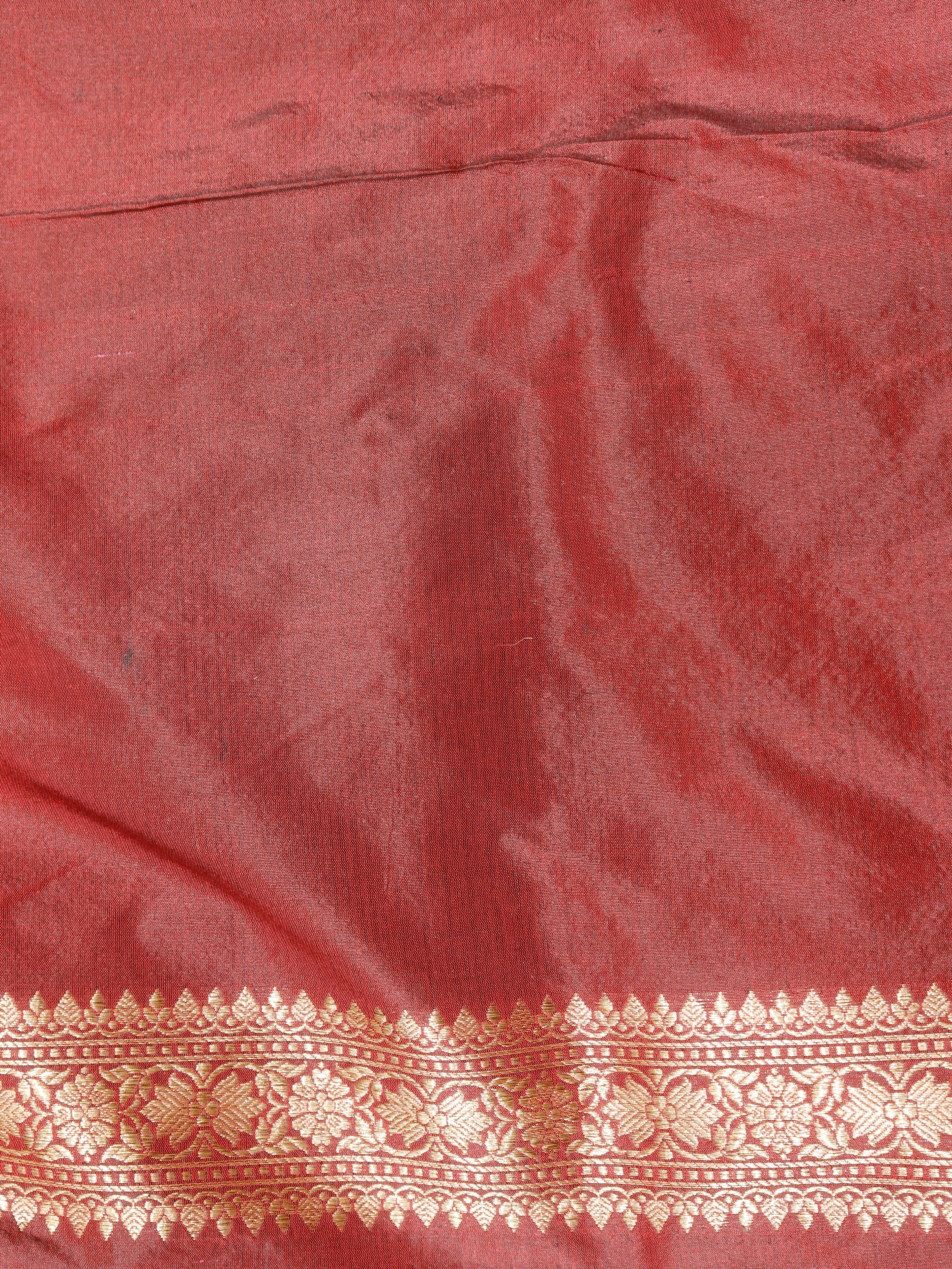 Banarasi Pure Katan Silk Antique Brocade Saree – Black