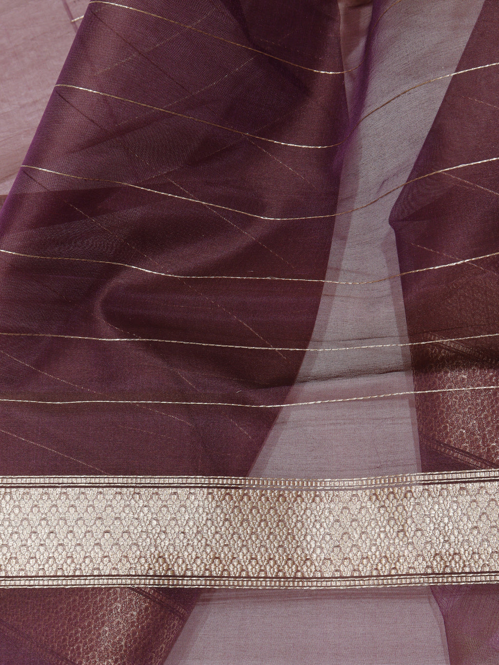 Banarasi Pure Kora Silk Saree – Yellow