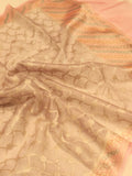 Handloom Pure Kora Silk Suit - Pastel Purple