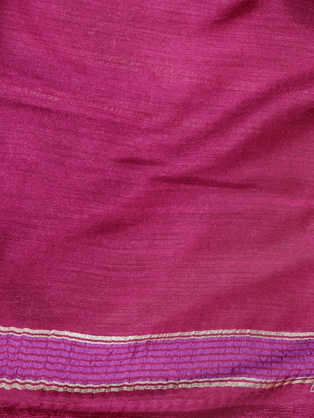 Banarasi Pure Moonga Silk Handloom Saree – Plum