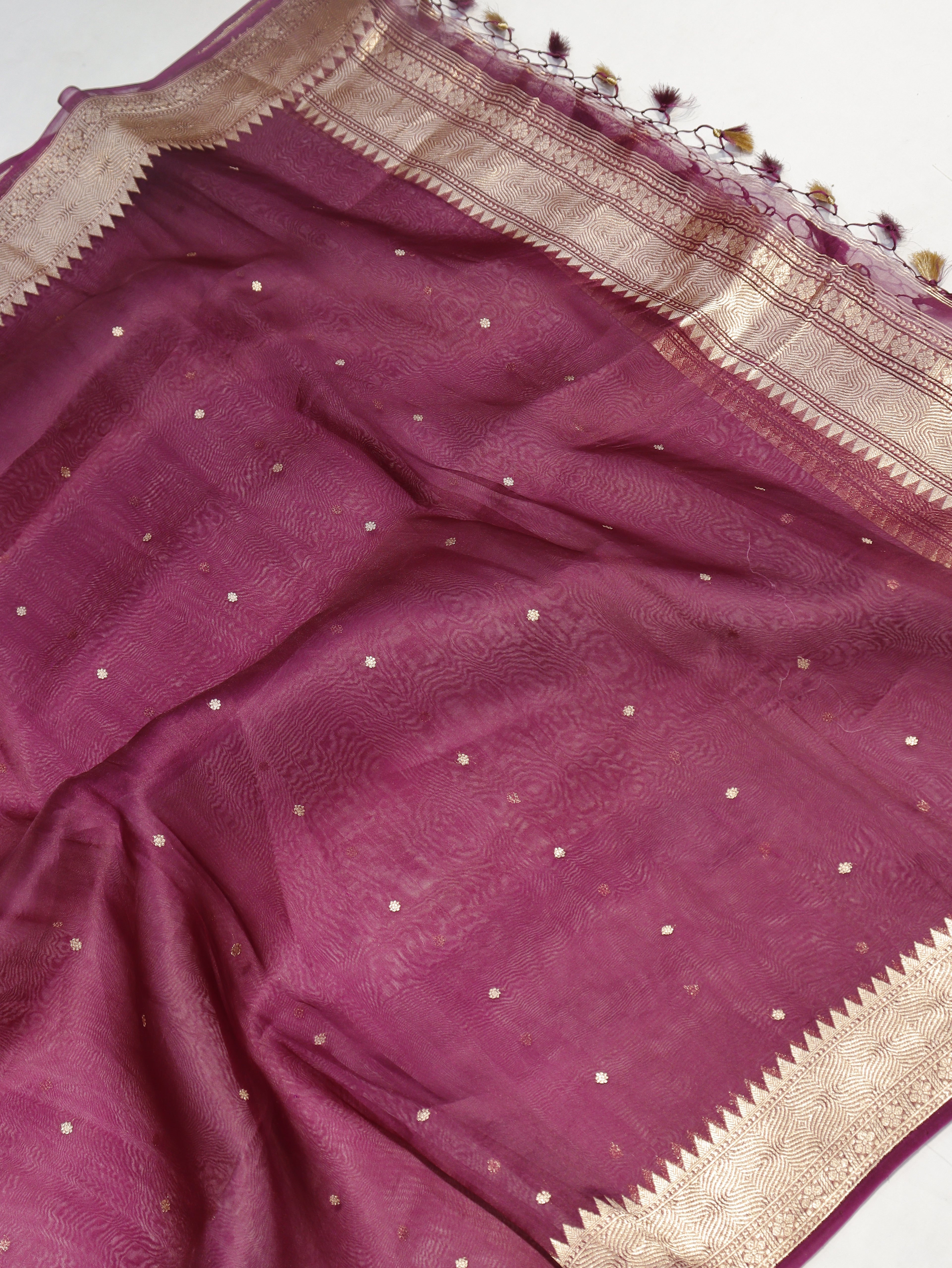 Handloom Pure Soft Katan Silk Suit - Yellow