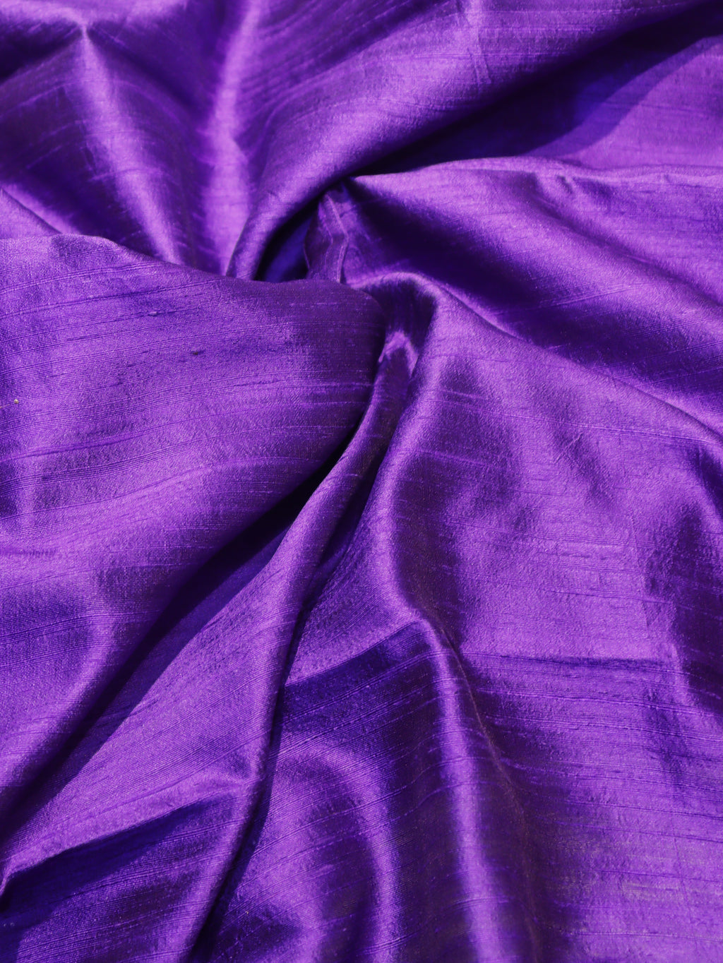 Handloom Pure Tussar Silk Suit - Purple