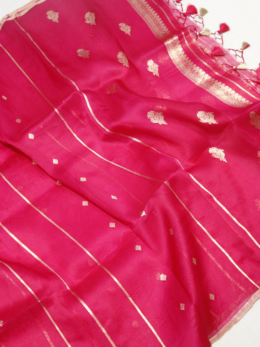Handloom Pure Tussar Silk Suit - Black