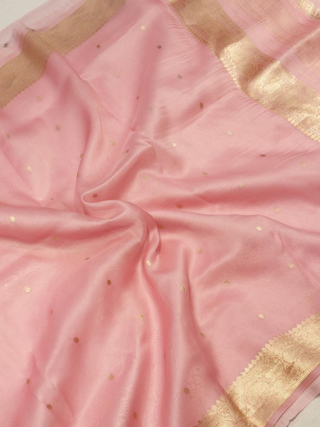 Pre-Order : Handloom Pure Linen Suit - Baby Pink