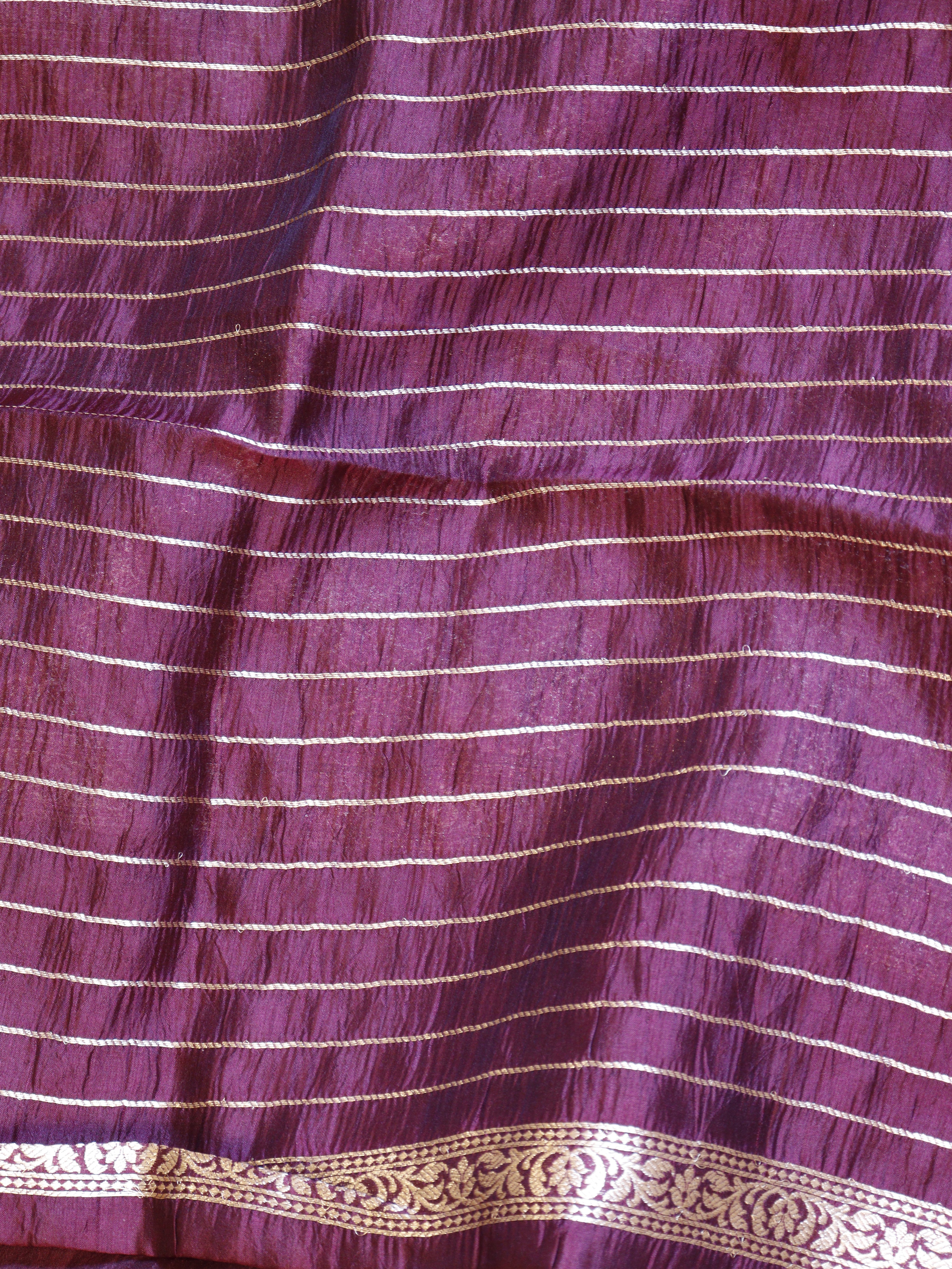 Banarasi Soft Katan Silk Handloom Saree – Chocolate Brown