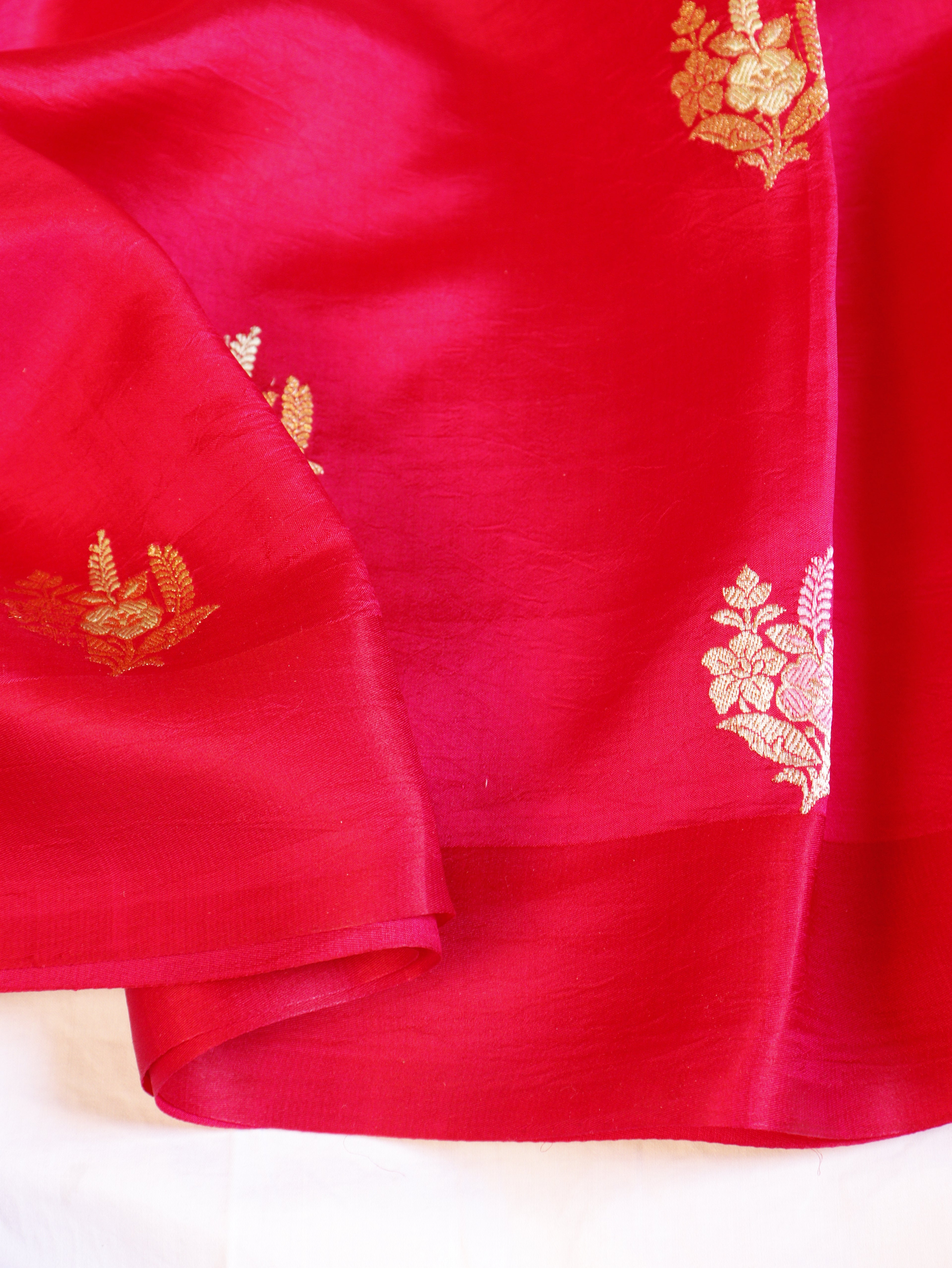 Banarasi Soft Katan Silk Handloom Saree – Pink