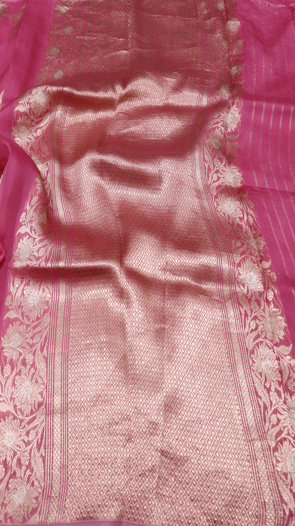Handloom Pure Kora Silk Saree