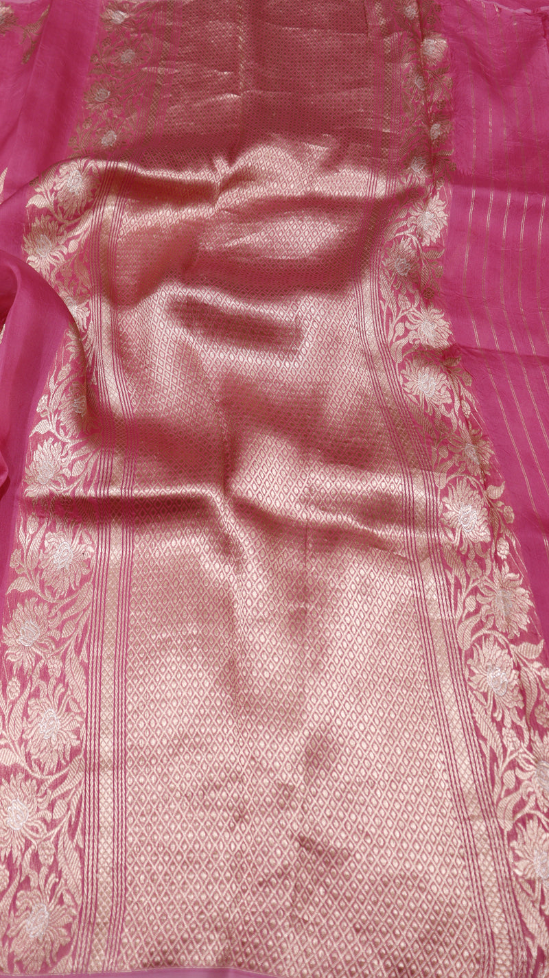 Handloom Pure Kora Silk Saree