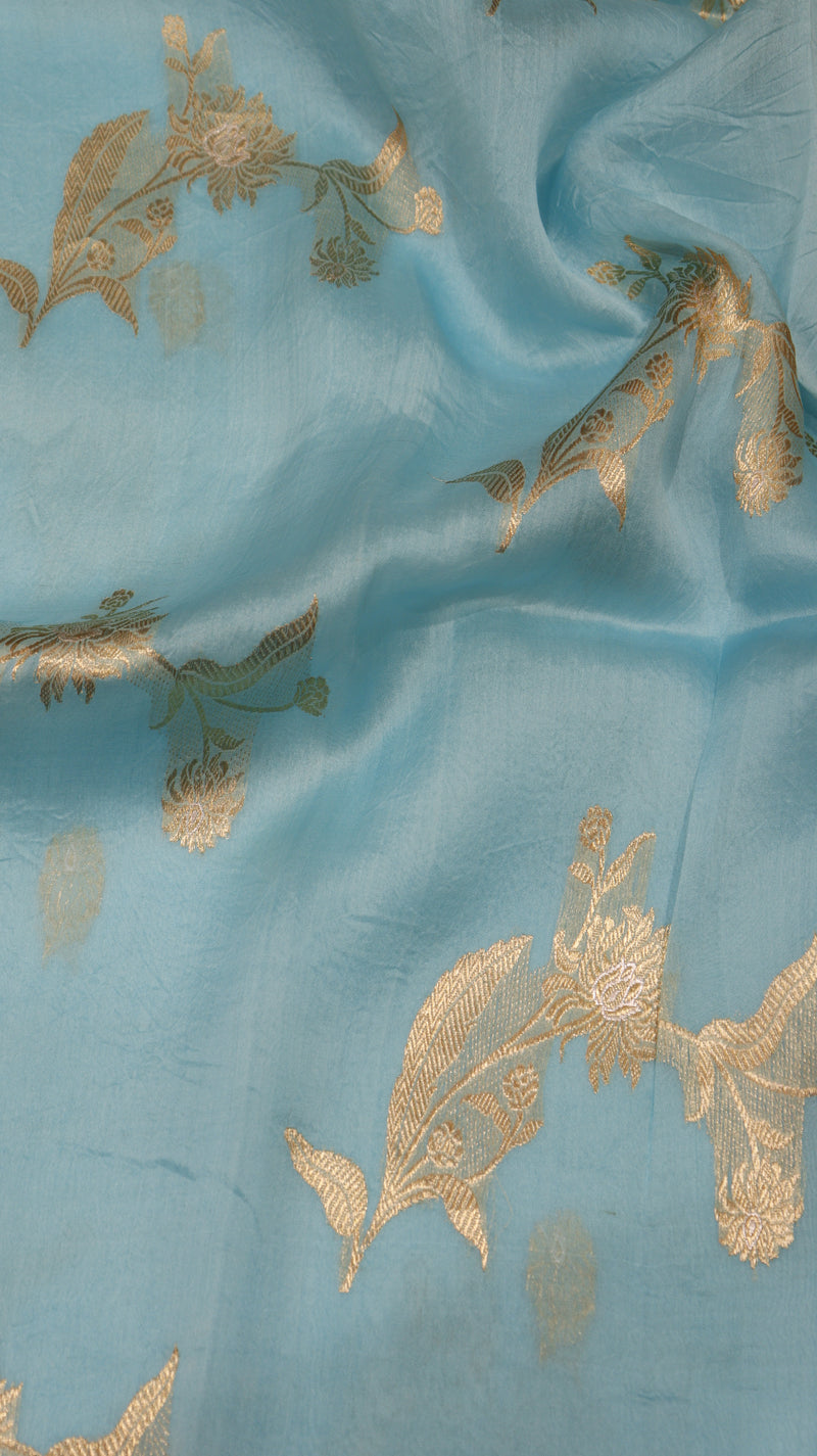 Handloom Pure Kora Silk Saree