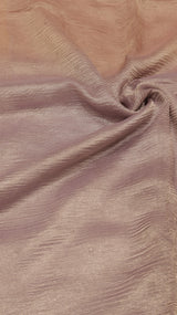 Handloom Crushed Tissue Saree With Cross Stitched Border