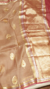 Handloom Pure kora Silk Saree