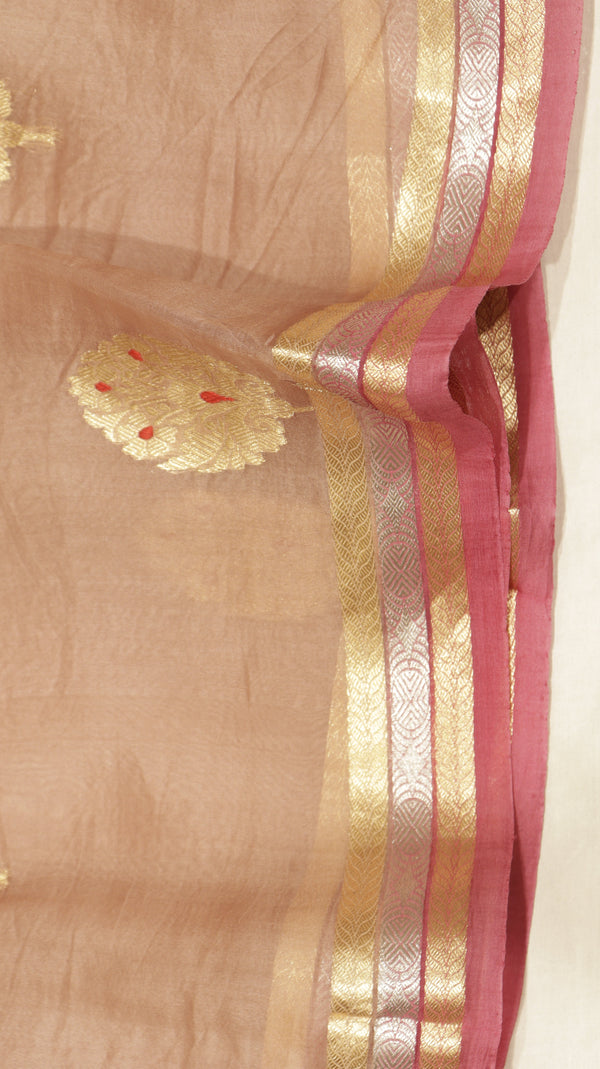 Handloom Pure kora Silk Saree