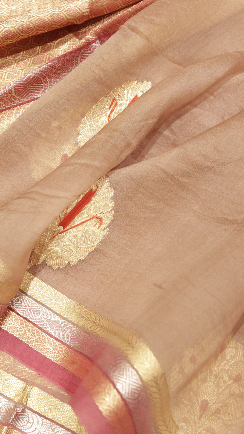 Handloom Pure kora Silk Saree