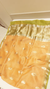 Handloom Pure kora Silk Saree