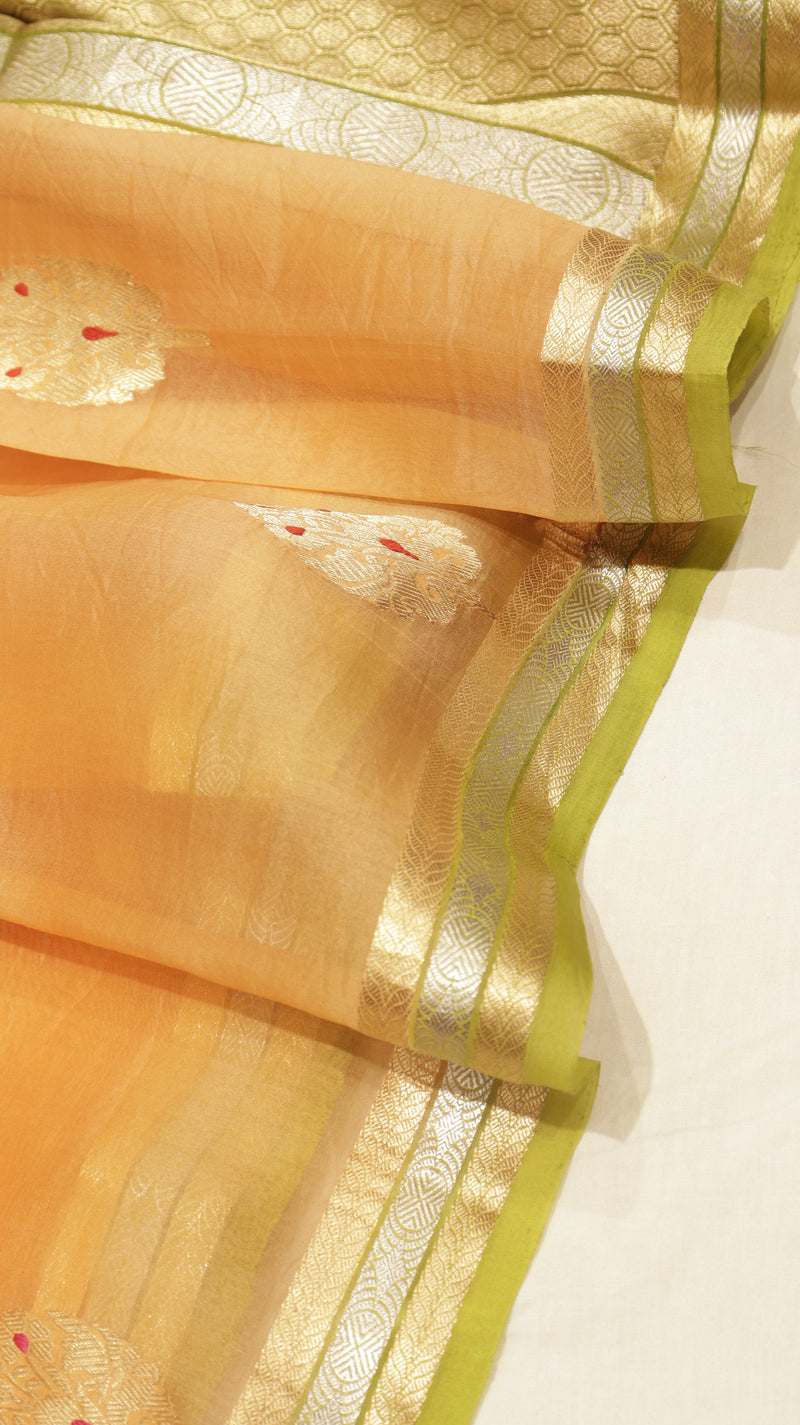 Handloom Pure kora Silk Saree