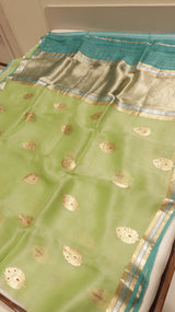 Handloom Pure kora Silk Saree