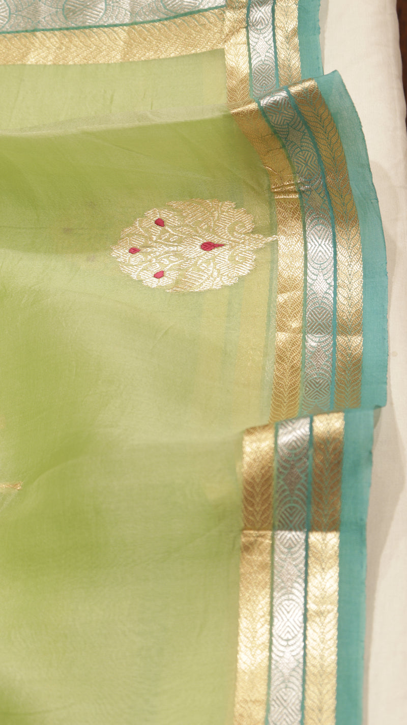 Handloom Pure kora Silk Saree