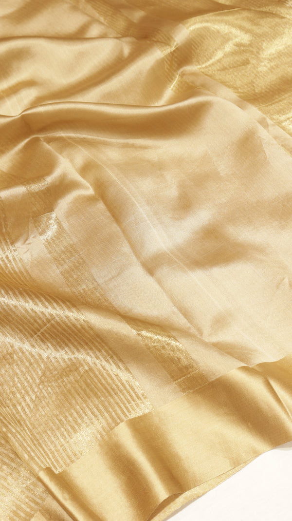Striped Tissue Katan Silk Saree