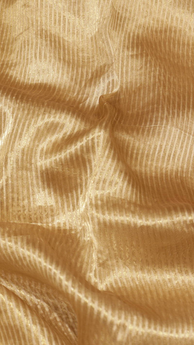 Striped Tissue Katan Silk Saree