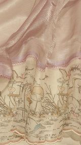Hand Embroidered Banarasi Tissue Silk Suit