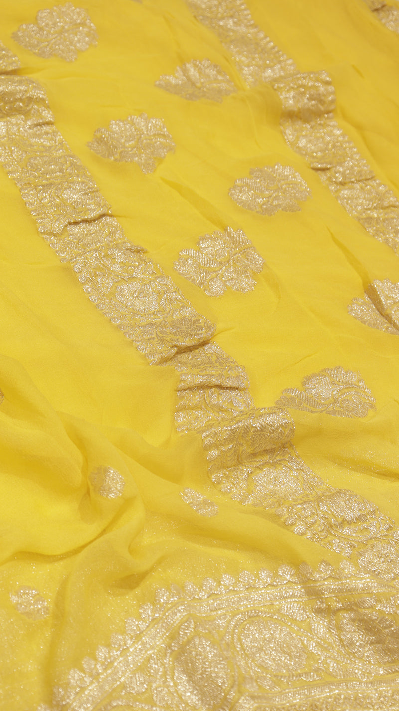 Handloom Khaddi Georgette Saree