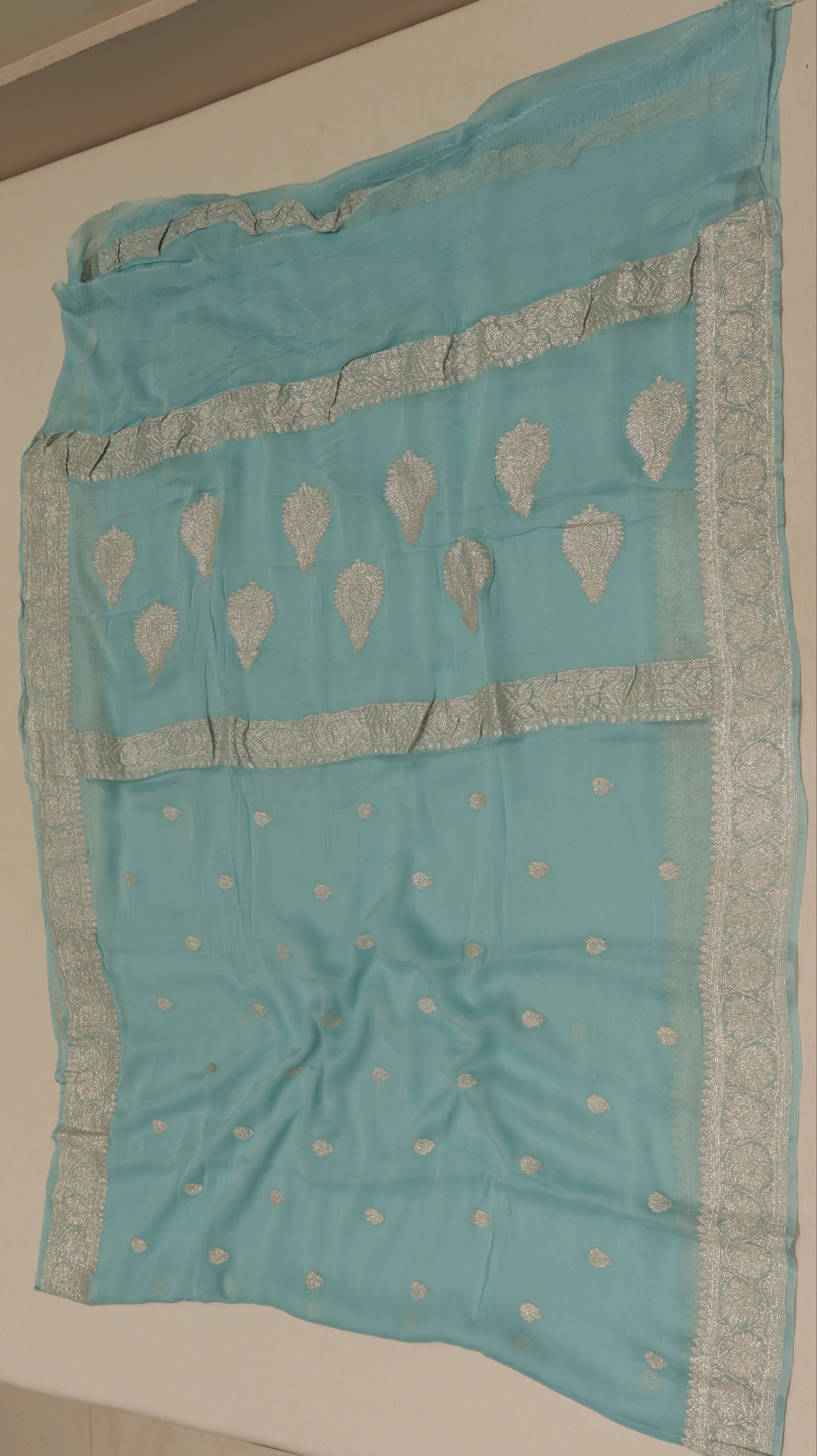 Pre-Order : Handloom Khaddi Georgette Saree
